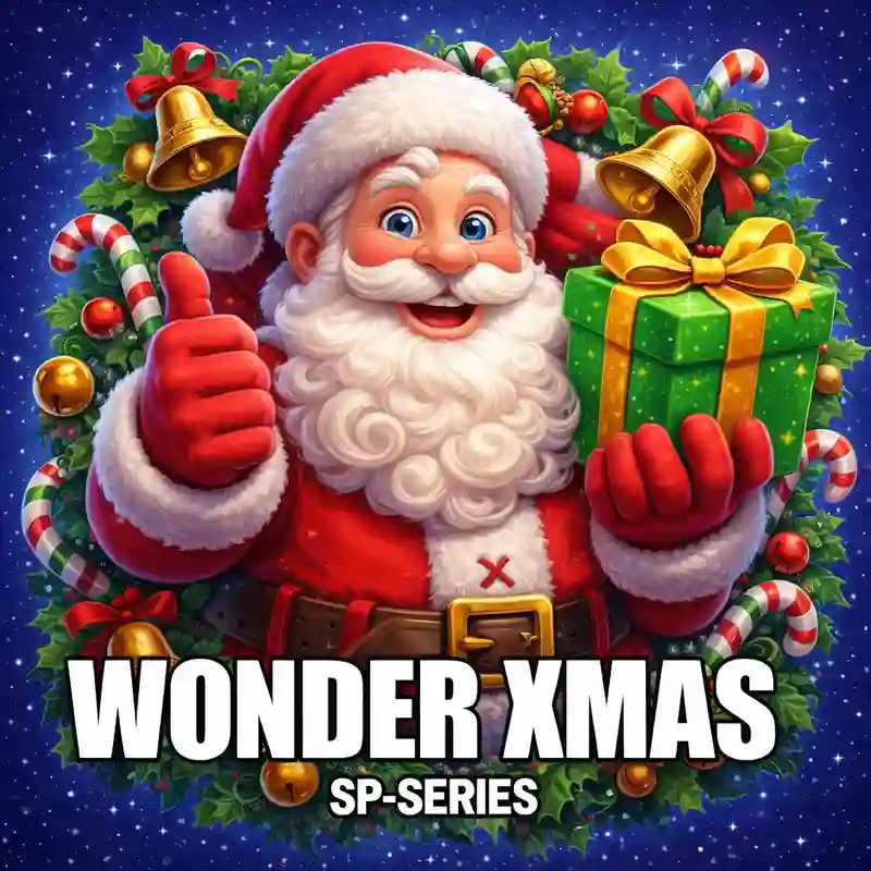 Wonder Xmas slot game banner